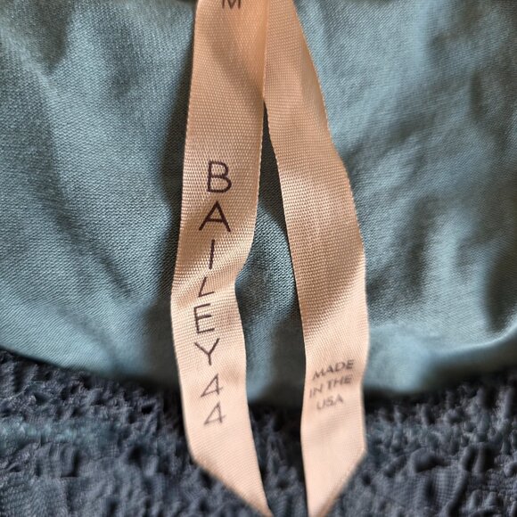 Bailey 44 Slate Blue Lace Sleeveless Bodycon Column Layer Dress Anthropologie M - Picture 6 of 7